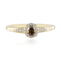 9K SI2 Brown Diamond Gold Ring (de Melo)