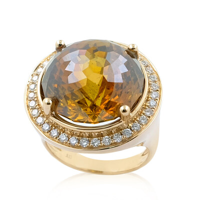 18K Sphalerite Gold Ring (AMAYANI)