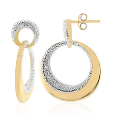 I3 (I) Diamond Silver Earrings