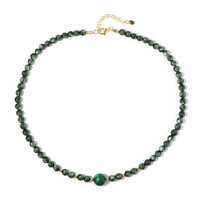 Malachite Silver Necklace