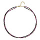 Golden Hematite Silver Necklace (Riya)