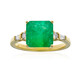 14K AAA Zambian Emerald Gold Ring (CIRARI)