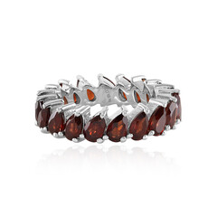 Mozambique Garnet Silver Ring