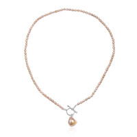 Freshwater pearl Silver Necklace (TPC)