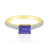 9K AAA Tanzanite Gold Ring (Adela Gold)