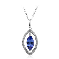 10K AAA Tanzanite Gold Necklace