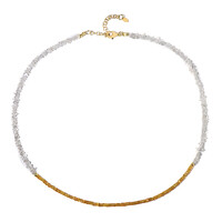 Yellow Sapphire Silver Necklace