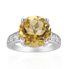 Citrine Silver Ring