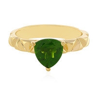 Russian Diopside Silver Ring