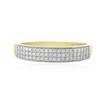 9K Flawless (F) Diamond Gold Ring (LUCENT DIAMONDS)