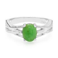 Imperial Chrysoprase Silver Ring