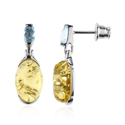 Baltic Amber Silver Earrings (dagen)