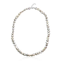 Freshwater pearl Silver Necklace (TPC)