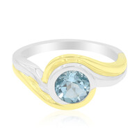 Sky Blue Topaz Silver Ring