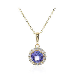 10K AAA Tanzanite Gold Necklace