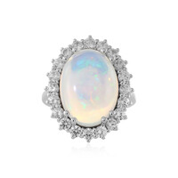 Welo Opal Silver Ring