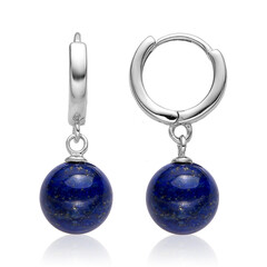 Lapis Lazuli Silver Earrings