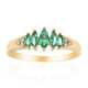 10K AAA Zambian Emerald Gold Ring