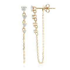 14K I1 (H) Diamond Gold Earrings (CIRARI)