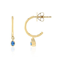 9K Hauynite Gold Earrings