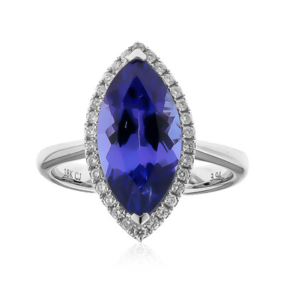 18K AAA Tanzanite Gold Ring (CIRARI)