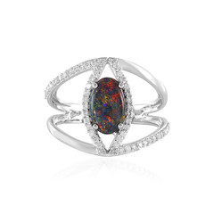 14K Andamooka matrix opal Gold Ring (AMAYANI)