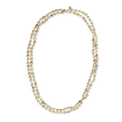 Freshwater pearl Silver Necklace (TPC)