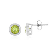 Arizona Peridot Silver Earrings