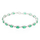 Zambian Emerald Silver Bracelet