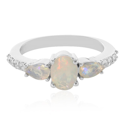 Welo Opal Silver Ring