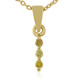 I3 Yellow Diamond Silver Necklace