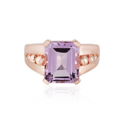 Rose de France Amethyst Silver Ring