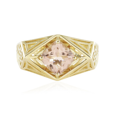 9K AAA Madagascan Morganite Gold Ring (Ornaments by de Melo)