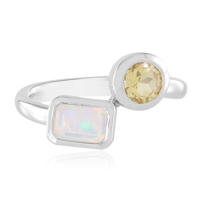 Welo Opal Silver Ring