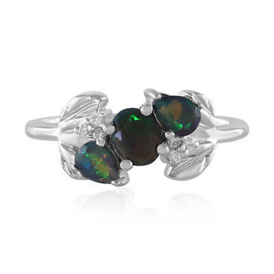 Mezezo Opal Silver Ring