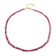 Madagascar Pink Sapphire Silver Necklace