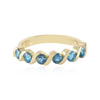 London Blue Topaz Silver Ring