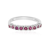 Rhodolite Silver Ring