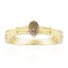 9K I3 Argyle Cognac Diamond Gold Ring (Mark Tremonti)