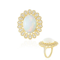 Welo Opal Silver Ring