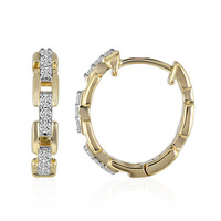 9K SI1 (G) Diamond Gold Earrings