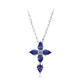 10K AAA Tanzanite Gold Necklace