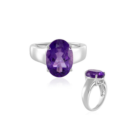 Amethyst Silver Ring