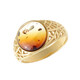 Baltic Amber Silver Ring (dagen)