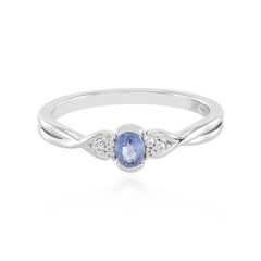 Ceylon Blue Sapphire Silver Ring