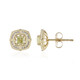 14K SI1 Yellow Diamond Gold Earrings (de Melo)