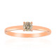 9K VS1 Argyle Rose De France Diamond Gold Ring (Annette)