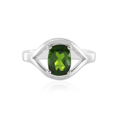 Russian Diopside Silver Ring