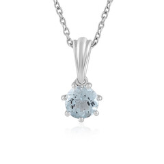 Brazilian Aquamarine Silver Necklace