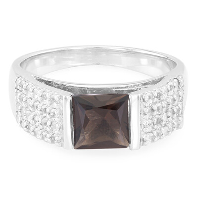 Smoky Quartz Silver Ring